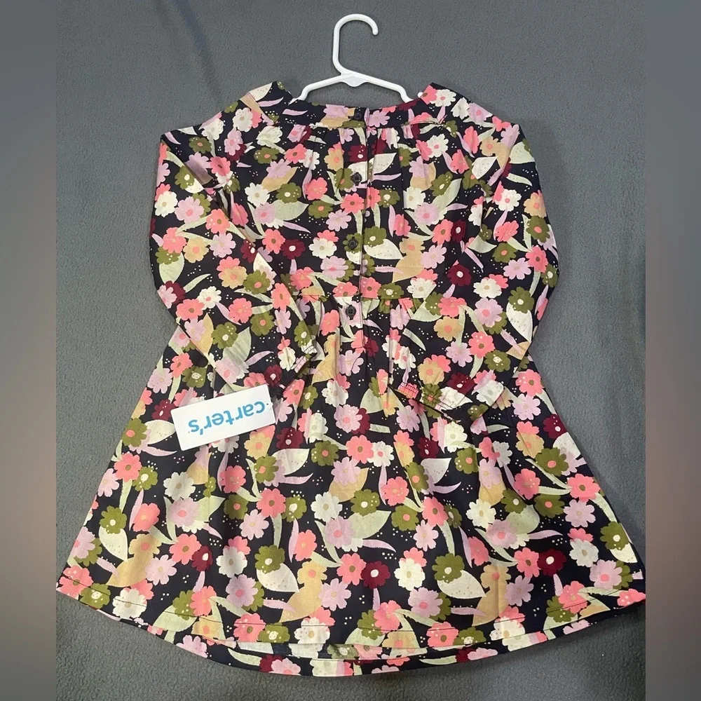 Carter's Floral Kids Dress - Size 4T